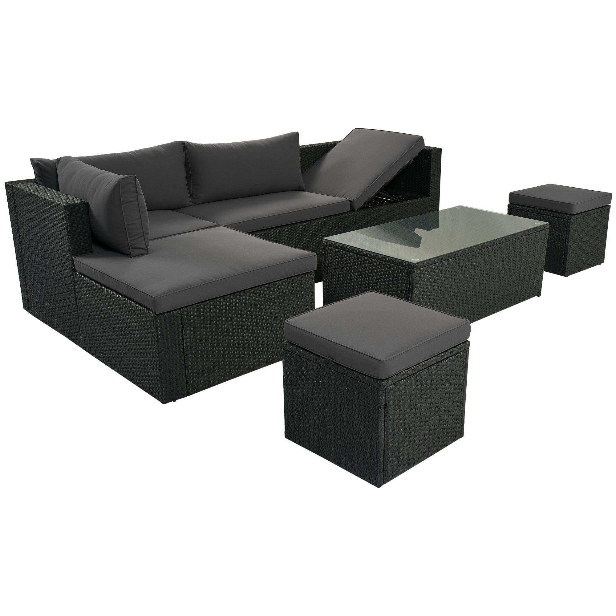 Shop Atacama Patio Furniture (5pcs Set) Mademoiselle Home Decor