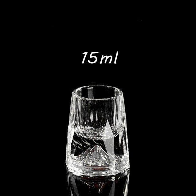 Shop 0 15ml A / China Shot Glass Crystal Gold Foil Crystal Shot Glasses For Wine Set Double Glass Wine Cup For Home Bar Cups Sake Shochu Glass Mademoiselle Home Decor