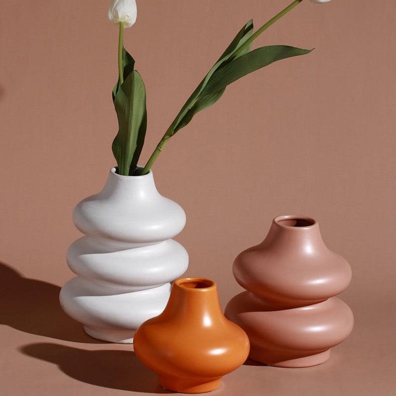 Shop 0 Home Decoration Nordic Morandi Art Vase Ceramic Hydroponics Flower Arrangement Housewarming Gifts Living Room Decor Ornament Mademoiselle Home Decor