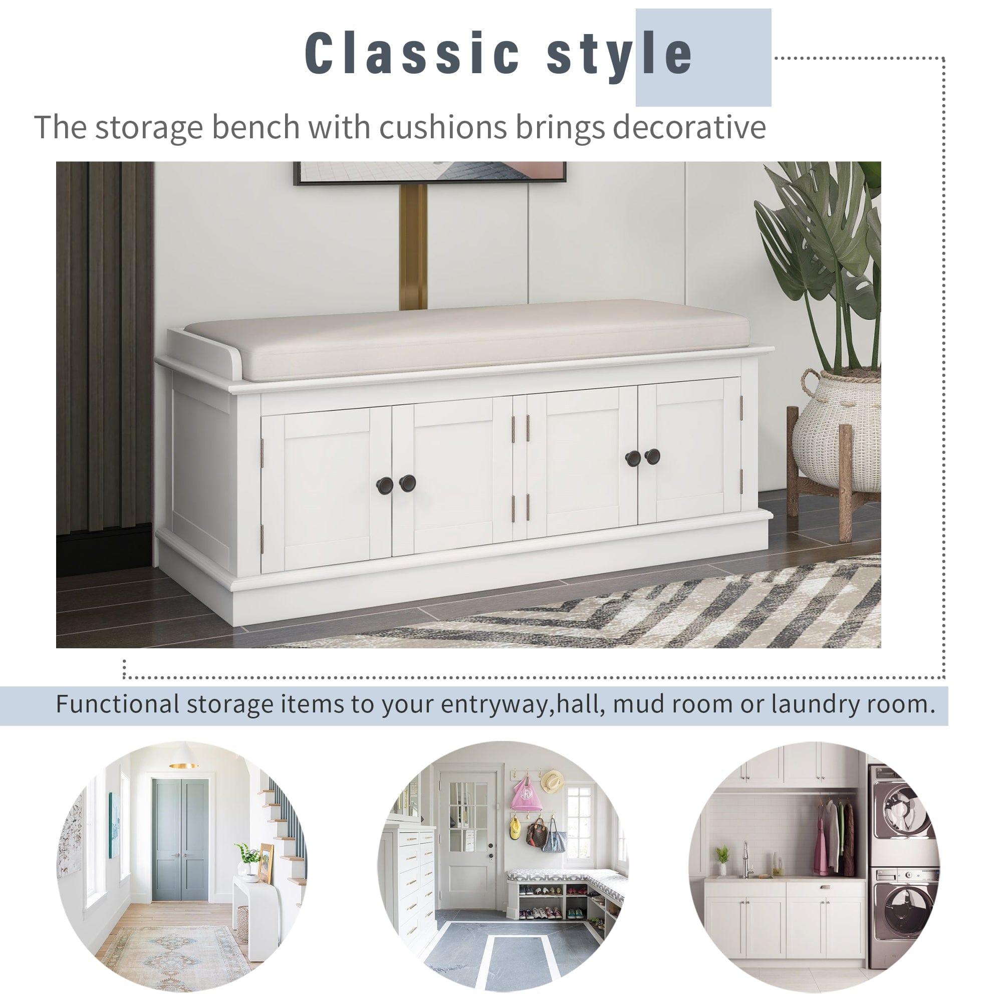 Shop Athena Storage Bench Mademoiselle Home Decor