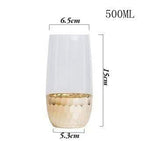Shop Glass Large / Gold Atrix Glass Cup Mademoiselle Home Decor