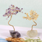 Shop 0 Mini Natural Crystal Quartz Tree of Life Copper Wire Amethysts Tiger Eye Chip Gravel Trees Reiki Healing Home Room Decoration Mademoiselle Home Decor