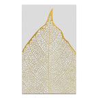 Shop 0 06 / 13x18cm No Frame Nordic Golden Abstract Leaf Flower Wall Art Canvas Painting Black White Feathers Poster Print Wall Picture for Living Room Decor Mademoiselle Home Decor