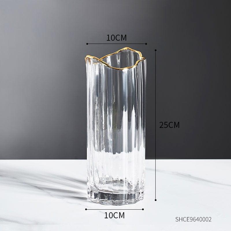 Shop 0 Transparent A Modern Glass Vase Transparent Flower Vase Living Room Home Decoration Tabletop Vases Terrarium Decor Vase Minimalist Gifts Mademoiselle Home Decor