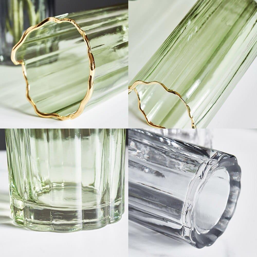 Shop 0 Modern Glass Vase Transparent Flower Vase Living Room Home Decoration Tabletop Vases Terrarium Decor Vase Minimalist Gifts Mademoiselle Home Decor