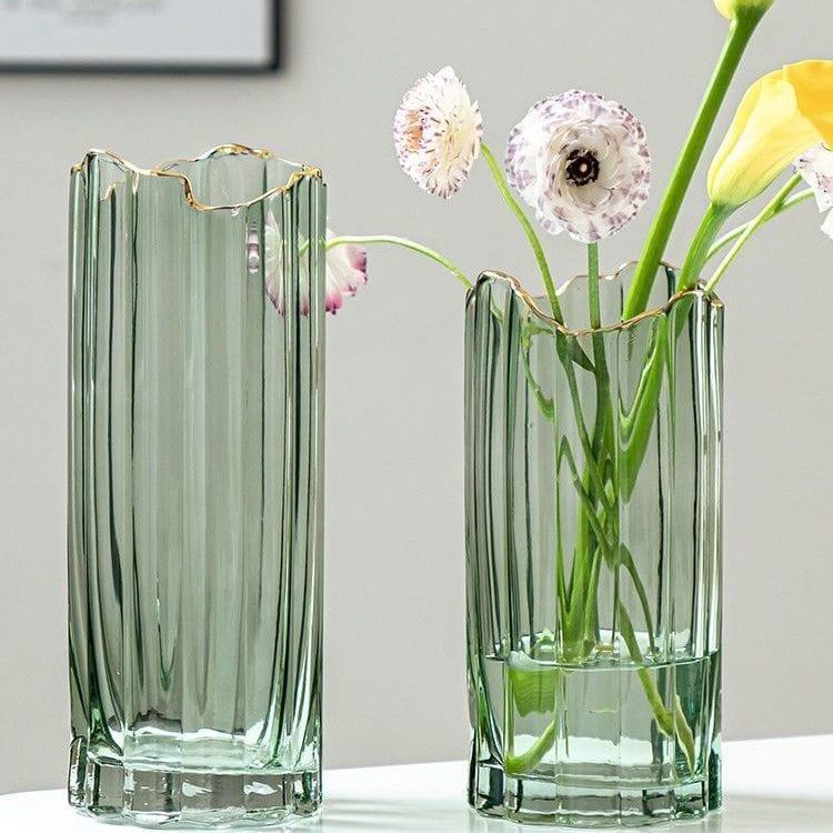 Shop 0 Modern Glass Vase Transparent Flower Vase Living Room Home Decoration Tabletop Vases Terrarium Decor Vase Minimalist Gifts Mademoiselle Home Decor