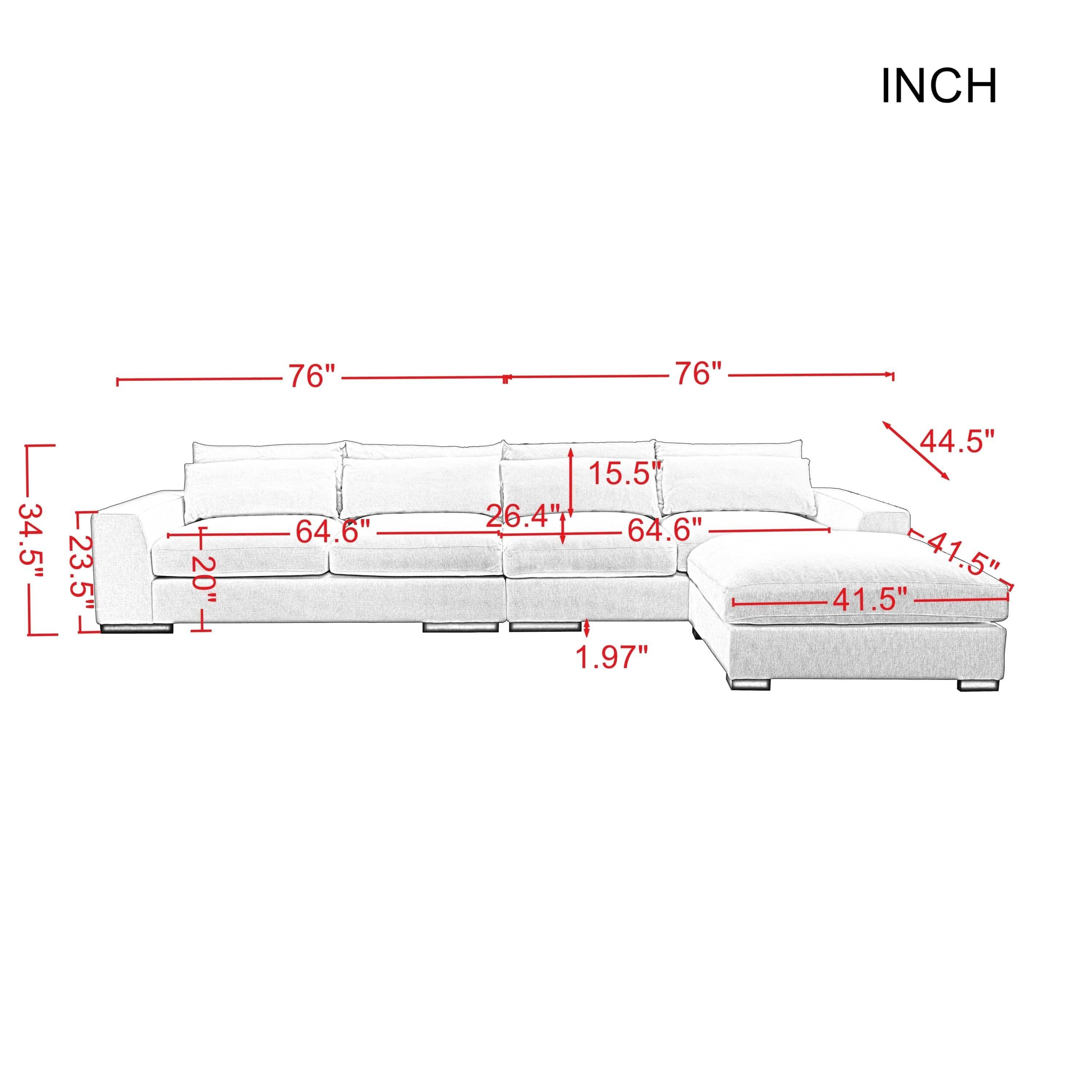 Shop SOFA AND COMFORTABLE SECTIONAL SOFA LIGHT GREY（same as W223S00105，W223S01523，W223S01525。Size difference, See Details in page.） Mademoiselle Home Decor