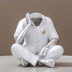 Shop 0 white Nordic Home Decor Crafts Figure Statue Living Room Office Desktop Decoration Vase Sculpture  Modern Creative Ornaments Gifts Mademoiselle Home Decor