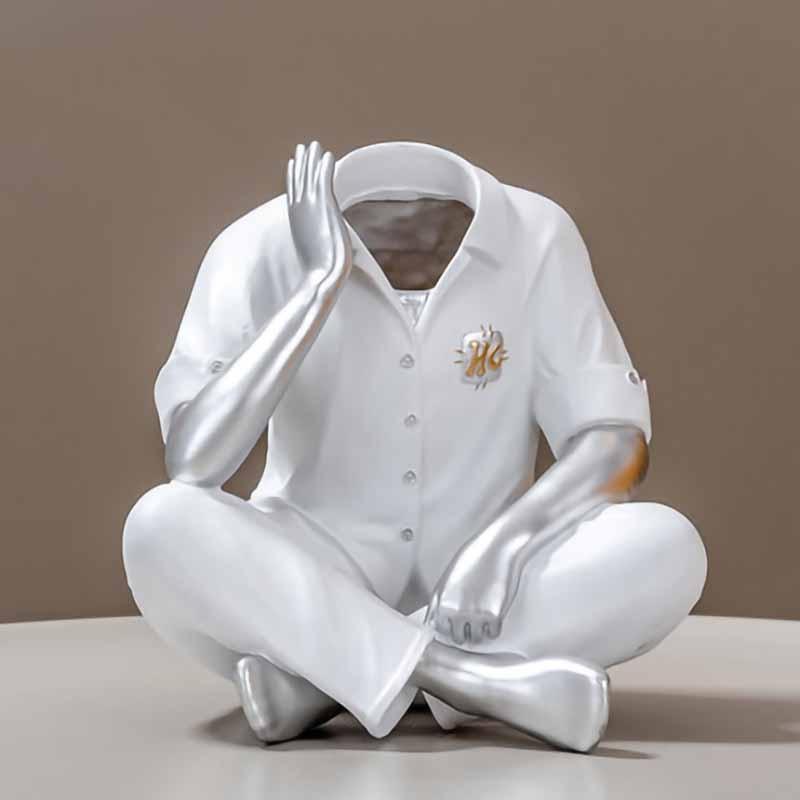 Shop 0 white Nordic Home Decor Crafts Figure Statue Living Room Office Desktop Decoration Vase Sculpture  Modern Creative Ornaments Gifts Mademoiselle Home Decor