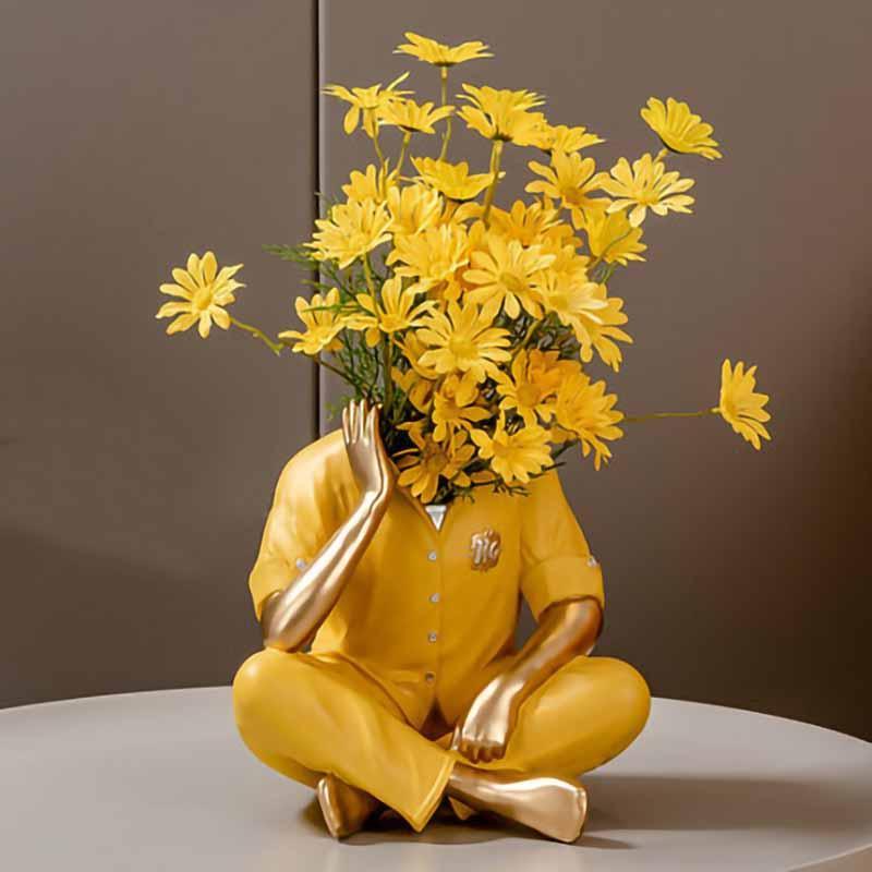 Shop 0 Nordic Home Decor Crafts Figure Statue Living Room Office Desktop Decoration Vase Sculpture  Modern Creative Ornaments Gifts Mademoiselle Home Decor