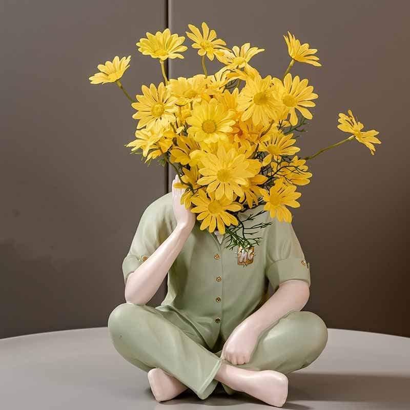 Shop 0 Nordic Home Decor Crafts Figure Statue Living Room Office Desktop Decoration Vase Sculpture  Modern Creative Ornaments Gifts Mademoiselle Home Decor