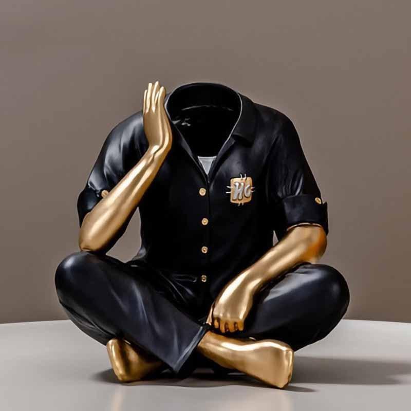 Shop 0 black Nordic Home Decor Crafts Figure Statue Living Room Office Desktop Decoration Vase Sculpture  Modern Creative Ornaments Gifts Mademoiselle Home Decor