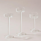 Shop 0 Glass Candle Holders Set Tealight Candle Holder Home Decor Wedding Table Centerpieces Crystal Holder Dinner table setting Mademoiselle Home Decor