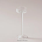 Shop 0 L / 1PC Glass Candle Holders Set Tealight Candle Holder Home Decor Wedding Table Centerpieces Crystal Holder Dinner table setting Mademoiselle Home Decor