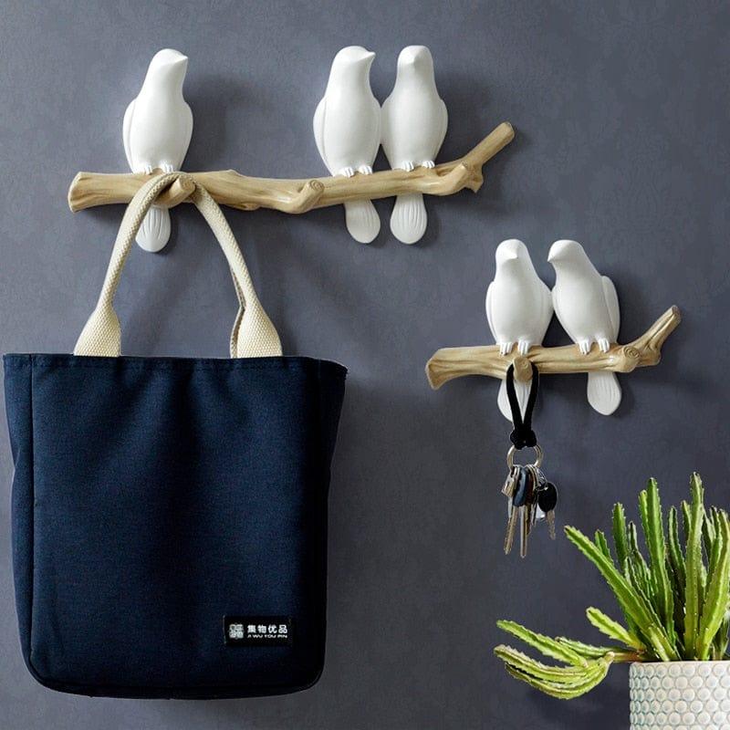 Shop 0 Wall Decorations Home Accessories Living Room Hanger Resin Bird hanger key kitchen Coat Clothes Towel Hooks Hat Handbag Holder Mademoiselle Home Decor