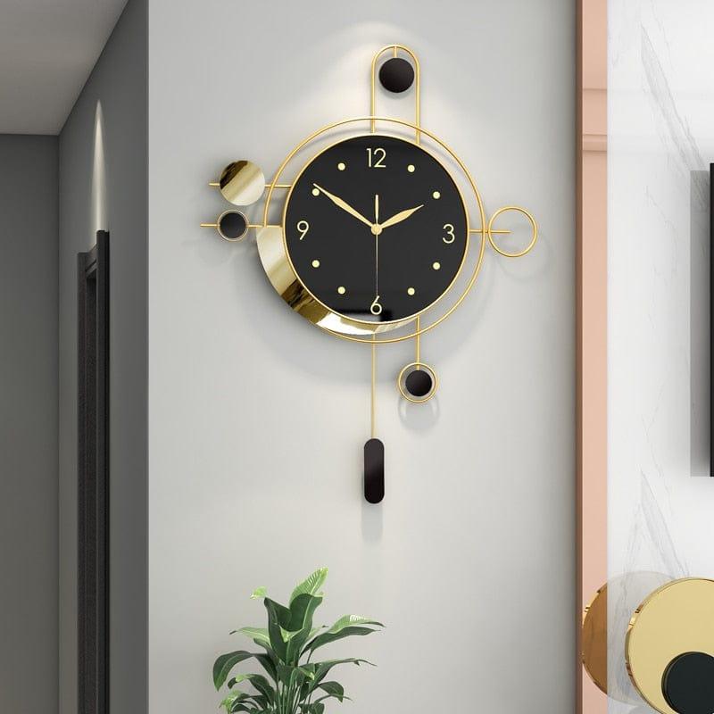 Shop 0 Nordic Large Wall Clock Modern Design Creative Clocks Wall Home Decor Luxury Gold Metal Silent Watch Living Room Decoration Gift Mademoiselle Home Decor