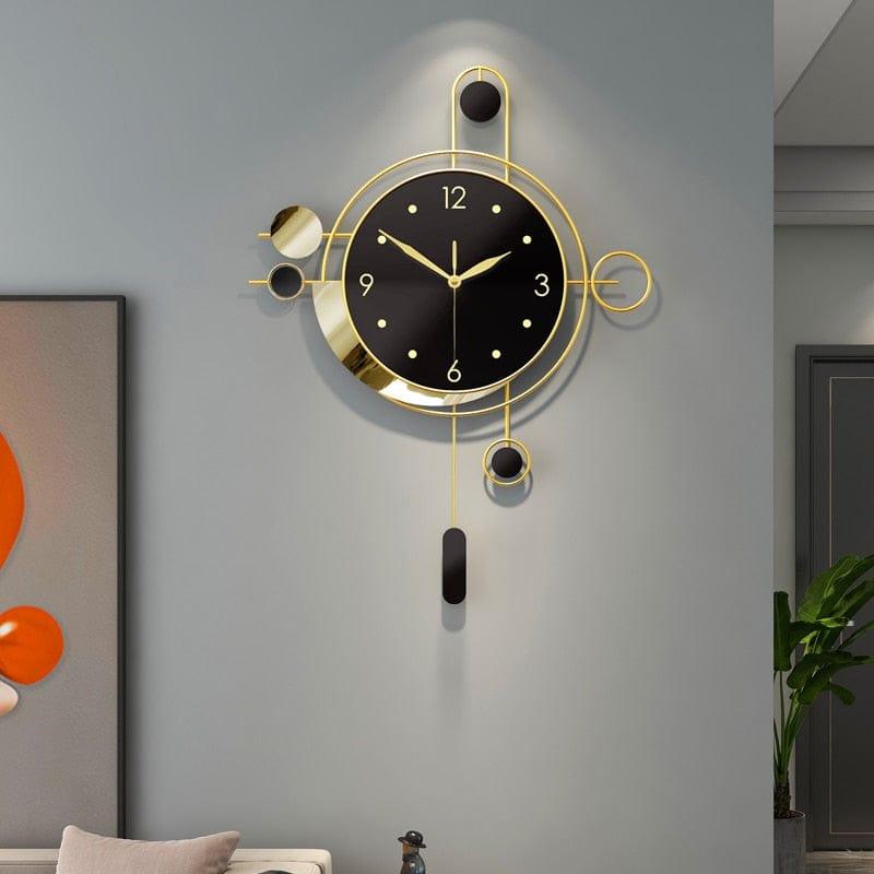 Shop 0 Nordic Large Wall Clock Modern Design Creative Clocks Wall Home Decor Luxury Gold Metal Silent Watch Living Room Decoration Gift Mademoiselle Home Decor