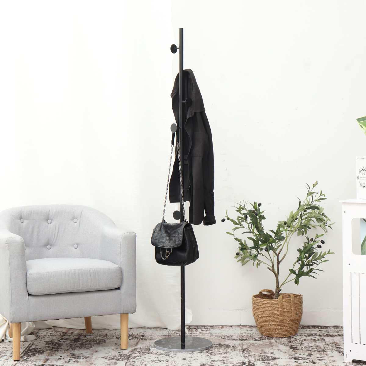 Shop 0 Coat Rack Metal Assembled Hanger Hat Coat Vertical Rack Hanger Bedroom Clothing Storage Rack Furniture Drying Rack Mademoiselle Home Decor