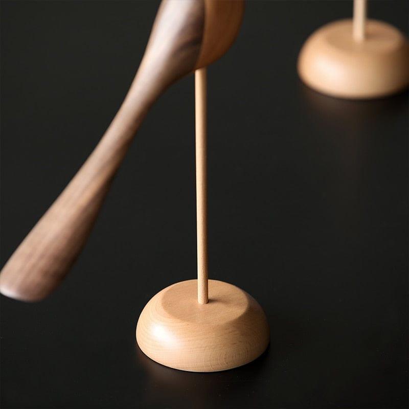 Shop 0 Danish wood ornaments jewelry carving wooden play Home Furnishing Nordic style puppet Home Furnishing features wood bird Mademoiselle Home Decor