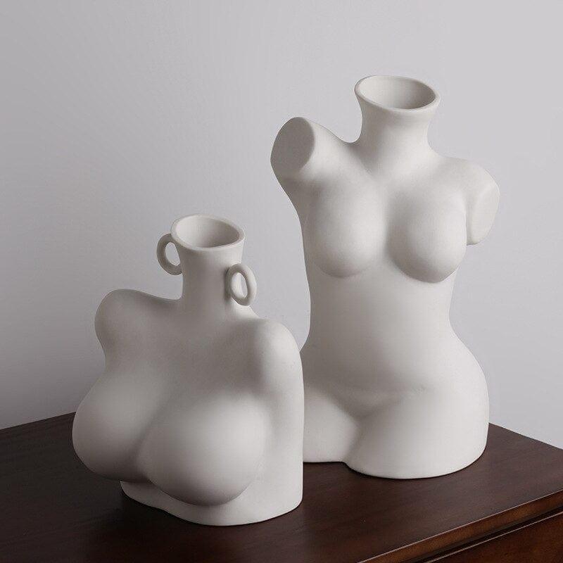 Shop 0 Beihanmei Creative Body Vase Art Decoration Living Room Flower Arrangement Dried Flower Bedroom Homestay Hotel Niche Decorations Mademoiselle Home Decor