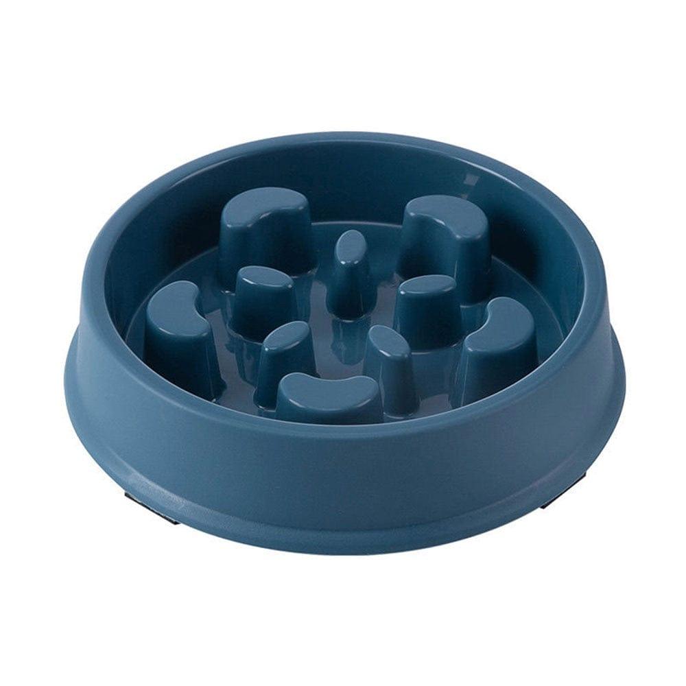 Shop 0 Blue Pet Slow Food Bowl Small Dog Choke-proof Bowl Non-slip Slow Food Feeder Dog Rice Bowl Pet Supplies Available for Cats and Dogs Mademoiselle Home Decor