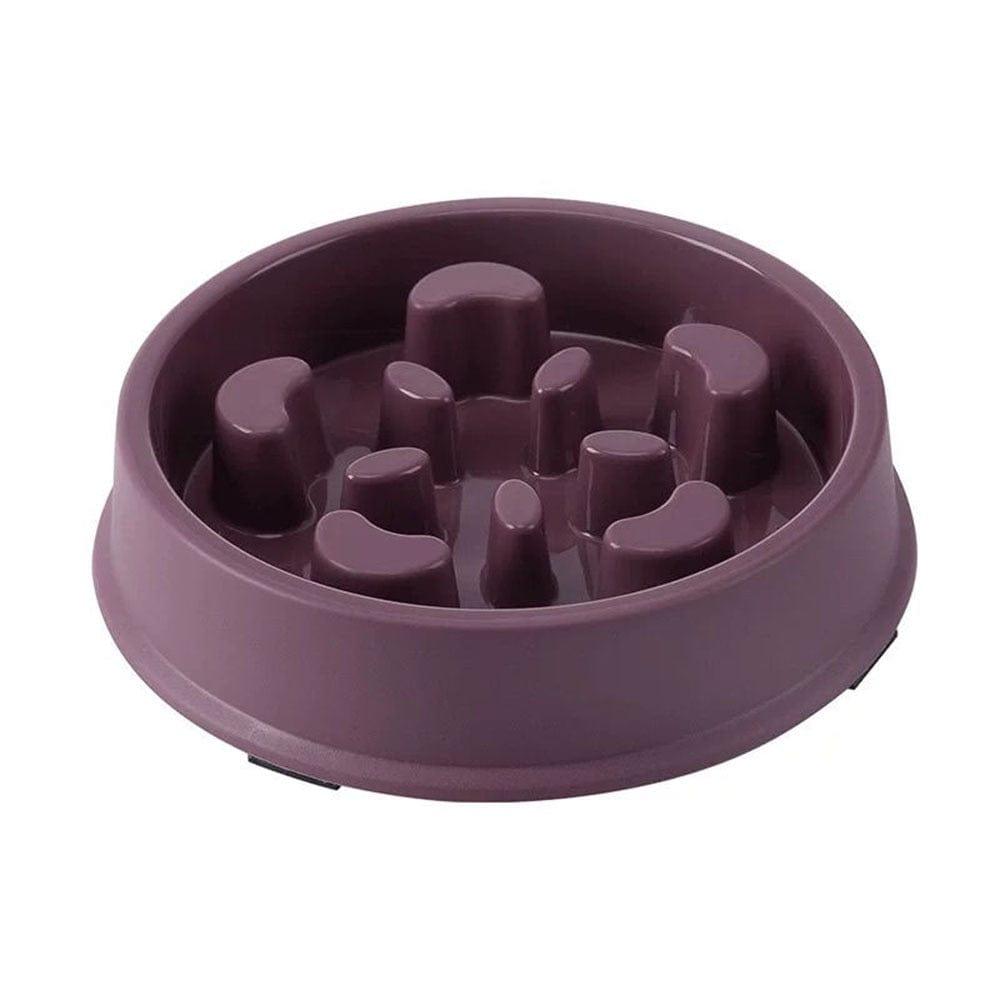 Shop 0 Red Pet Slow Food Bowl Small Dog Choke-proof Bowl Non-slip Slow Food Feeder Dog Rice Bowl Pet Supplies Available for Cats and Dogs Mademoiselle Home Decor