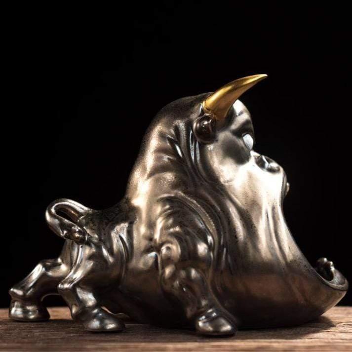 Shop 152601 Bronze Bull Ashtray Mademoiselle Home Decor