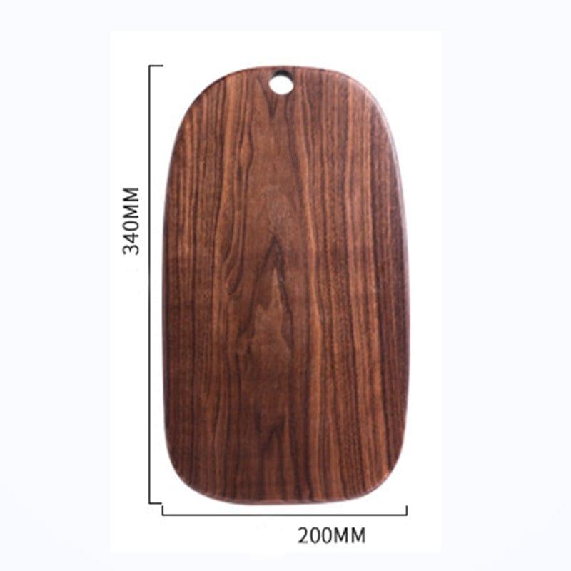 Shop 0 34x20x2 Black Walnut Wood Cutting Board Solid Wood Creative Whole Wood Bread Tray Fruit Chopping Board Kitchen Wooden Board kitchen tool Mademoiselle Home Decor