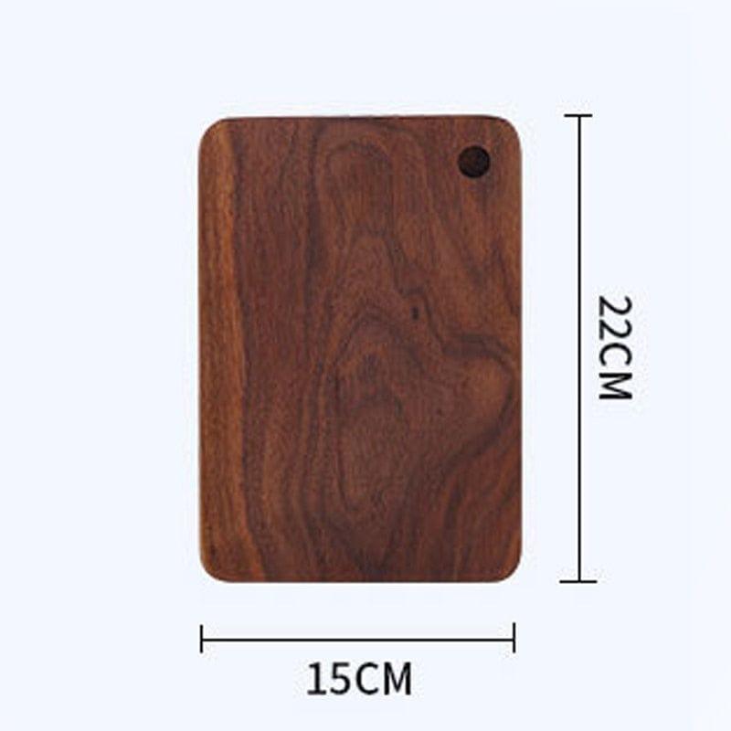 Shop 0 22x15 Black Walnut Wood Cutting Board Solid Wood Creative Whole Wood Bread Tray Fruit Chopping Board Kitchen Wooden Board kitchen tool Mademoiselle Home Decor