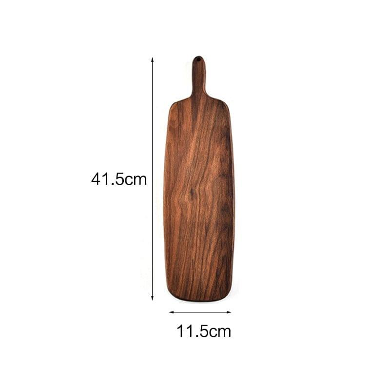 Shop 0 41.5x11.5 Black Walnut Wood Cutting Board Solid Wood Creative Whole Wood Bread Tray Fruit Chopping Board Kitchen Wooden Board kitchen tool Mademoiselle Home Decor