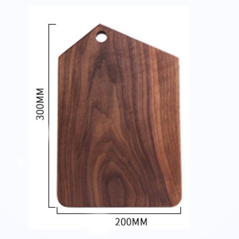 Shop 0 30x20 1 Black Walnut Wood Cutting Board Solid Wood Creative Whole Wood Bread Tray Fruit Chopping Board Kitchen Wooden Board kitchen tool Mademoiselle Home Decor