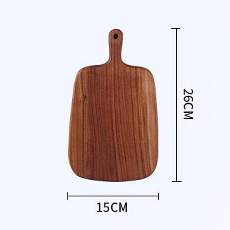 Shop 0 26x15 Black Walnut Wood Cutting Board Solid Wood Creative Whole Wood Bread Tray Fruit Chopping Board Kitchen Wooden Board kitchen tool Mademoiselle Home Decor