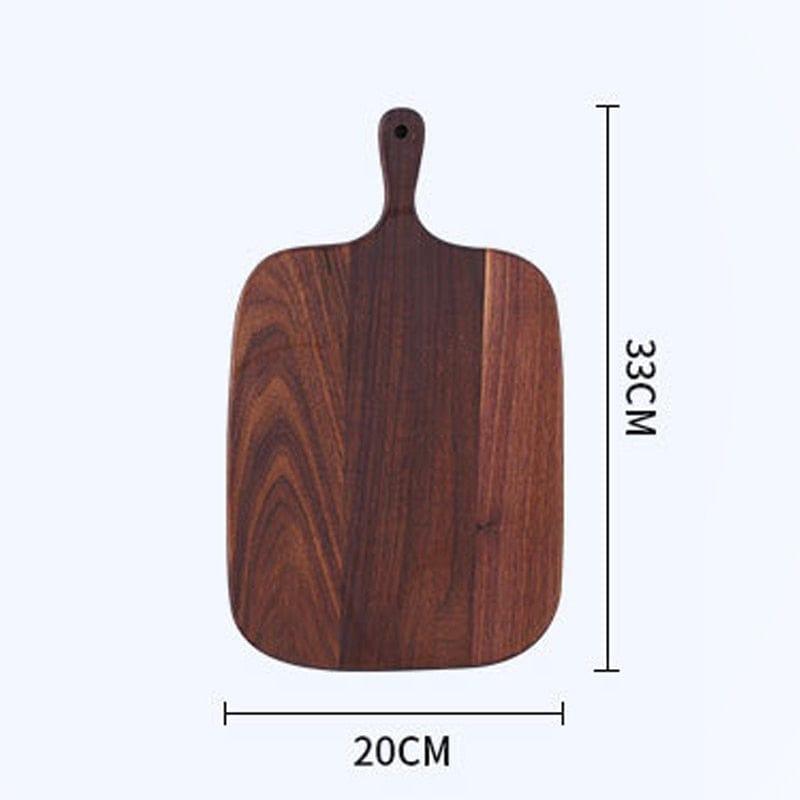 Shop 0 33x20 Black Walnut Wood Cutting Board Solid Wood Creative Whole Wood Bread Tray Fruit Chopping Board Kitchen Wooden Board kitchen tool Mademoiselle Home Decor