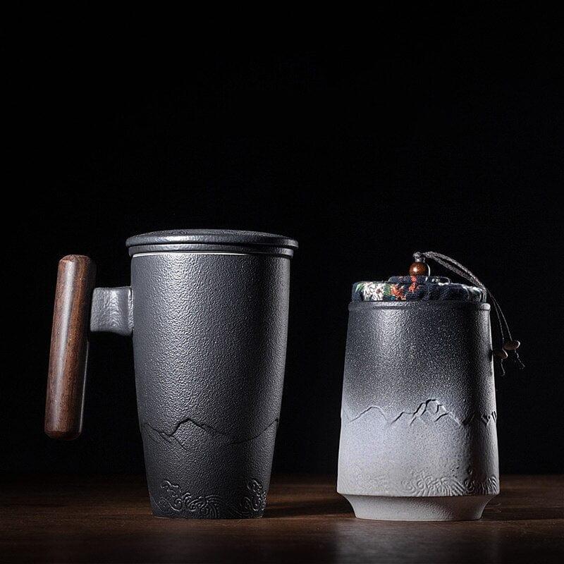 Shop 0 3 / 301-400ml Creative Retro Mug Ceramic Large Tea Cup Coffee Handmade Pottery Mug Cups and Mugs Business Gift Set Bol Traditionnel Chinois Mademoiselle Home Decor