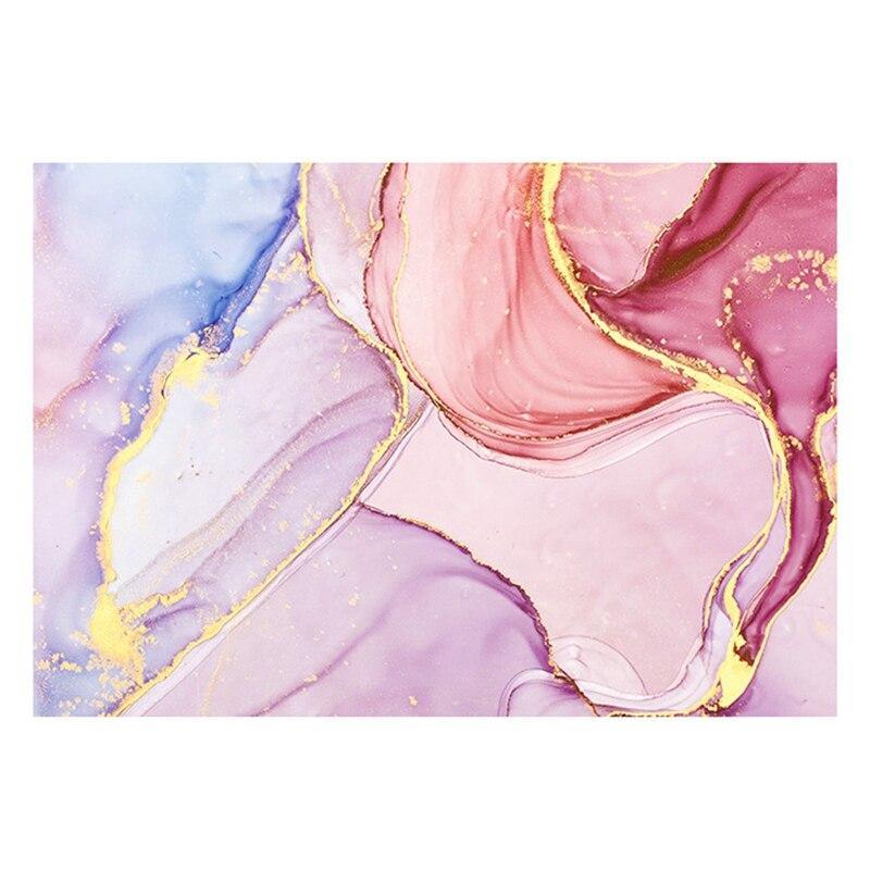 Shop 0 A / 2PCS / 43 X 30CM 3Pcs Marble Pattern Stripe Placemat Dishware Waterproof Oil Proof Heat Resistant Coaster PVC Table Mat Placemat For Dining Table Mademoiselle Home Decor