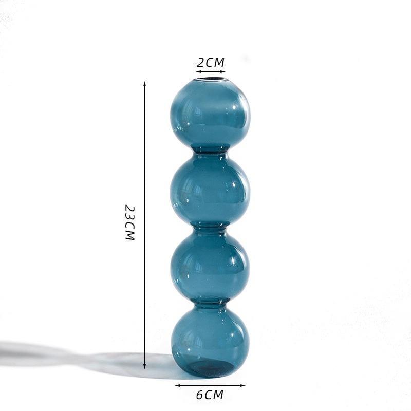 Shop 0 Oceanblue 4bubble Canaria Glass Vases Mademoiselle Home Decor