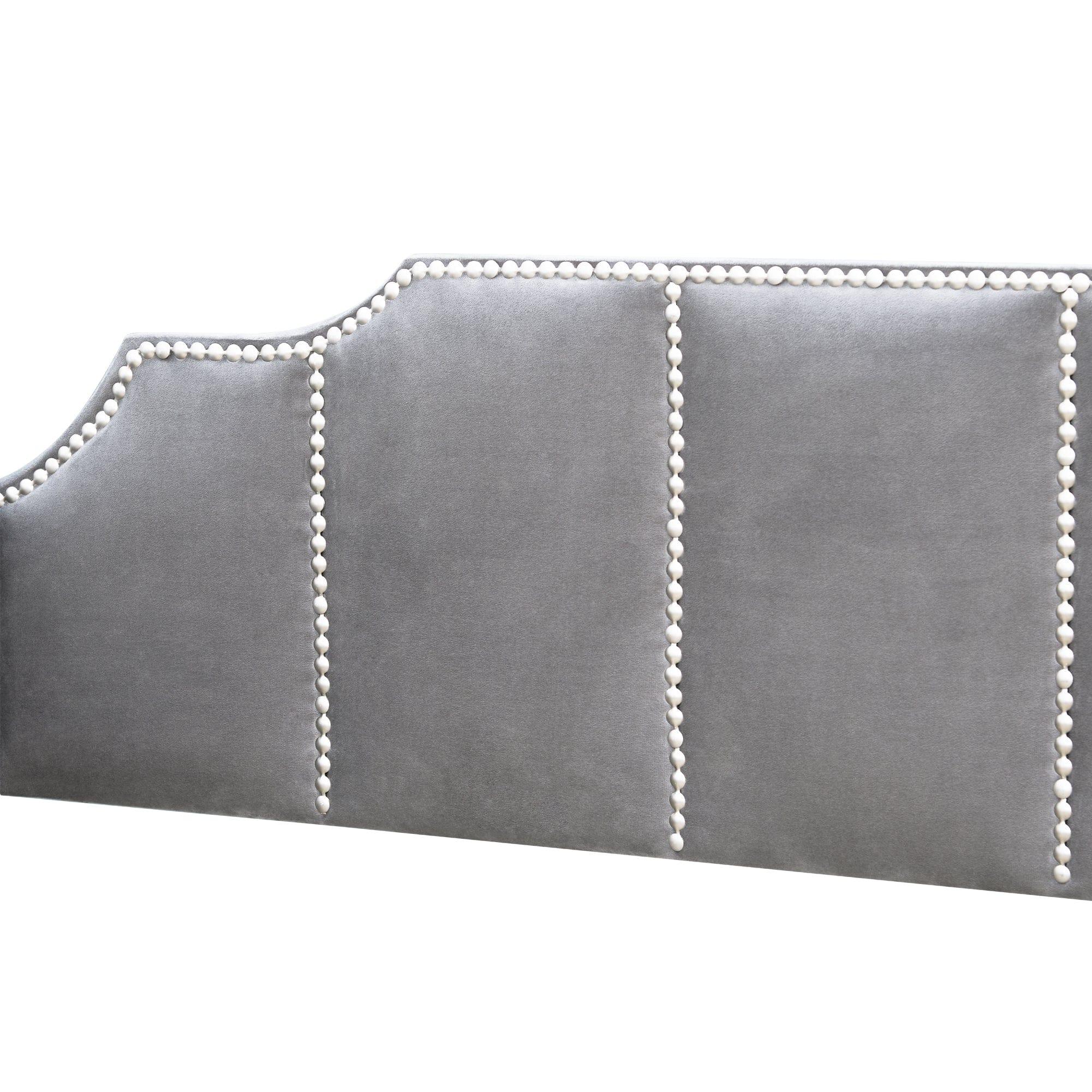 Shop Twin Size Upholstered daybed with Drawers, Wood Slat Support, Gray Mademoiselle Home Decor