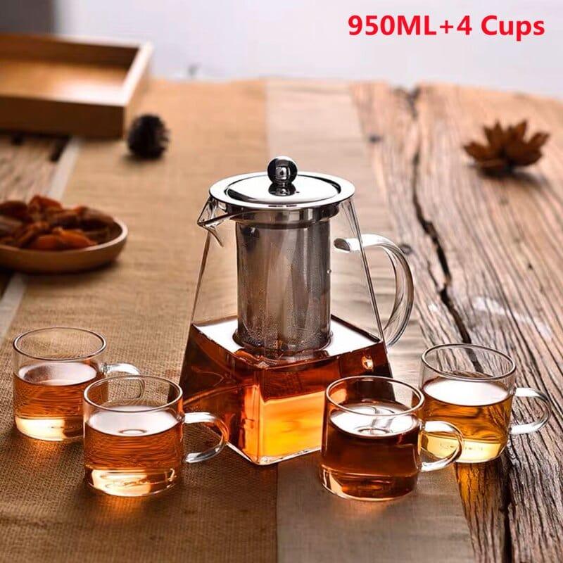 Shop 0 950ML 4 Cups Cassa Teapot Mademoiselle Home Decor