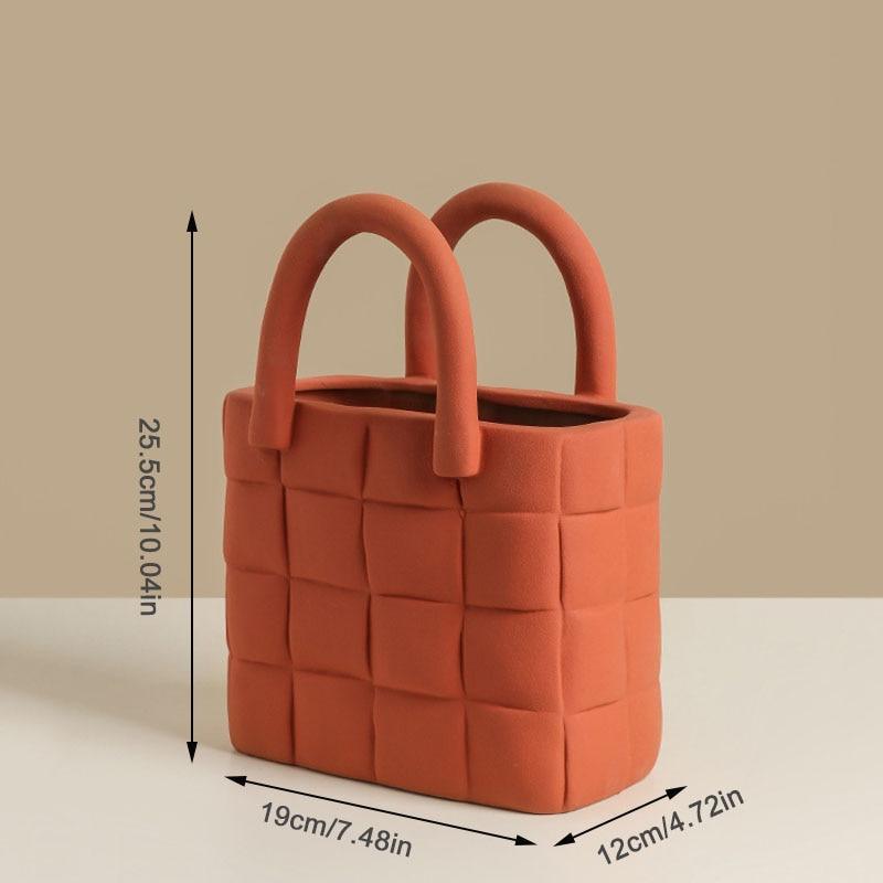 Shop 200001438 Burnt Orange Cecile Vase Mademoiselle Home Decor