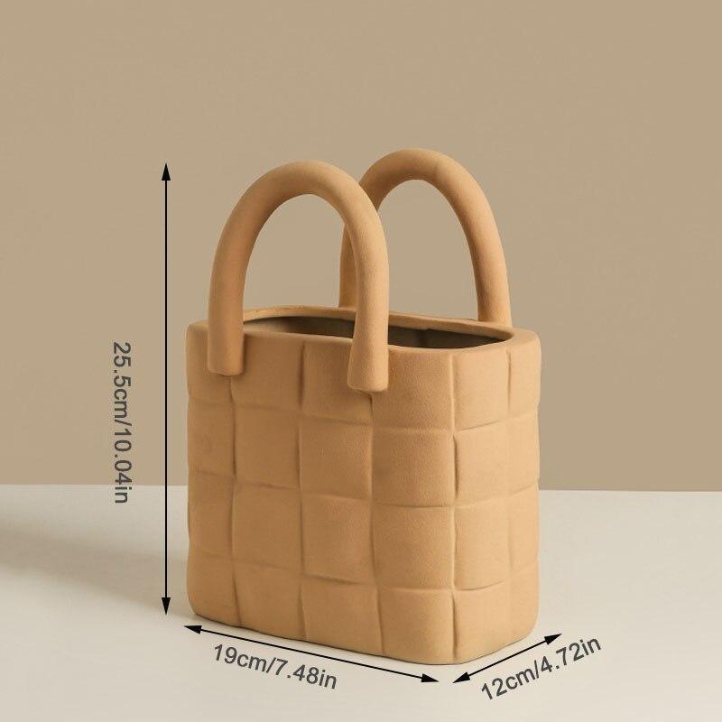 Shop 200001438 Tan Cecile Vase Mademoiselle Home Decor