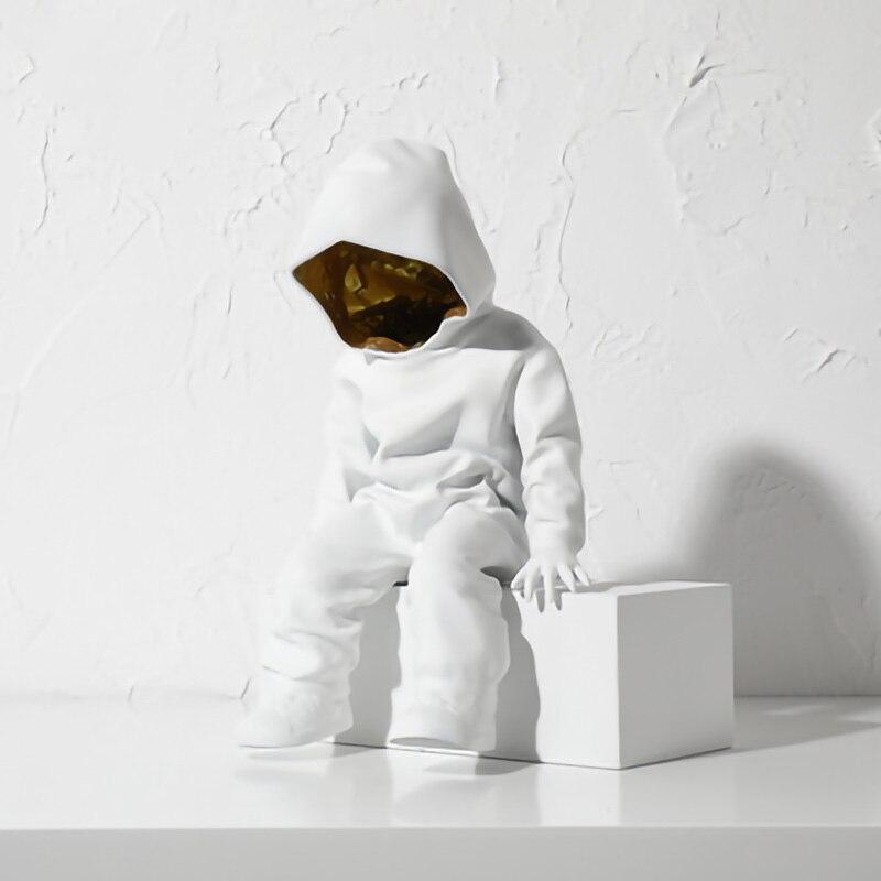 Shop 0 Nordic,Abstract Thinker,Statue,Resin Figurine,Office,Children's Room,Home Decoration,Desktop Decor,Modern,Crafts,Sculpture,Gifts Mademoiselle Home Decor