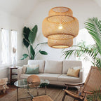Shop 0 Asian Style Bamboo Hand Woven Bamboo Wood Chandelier Dining Rroom Bamboo Lantern Chandelier Bedroom Dining Room Pendant Lamp Mademoiselle Home Decor
