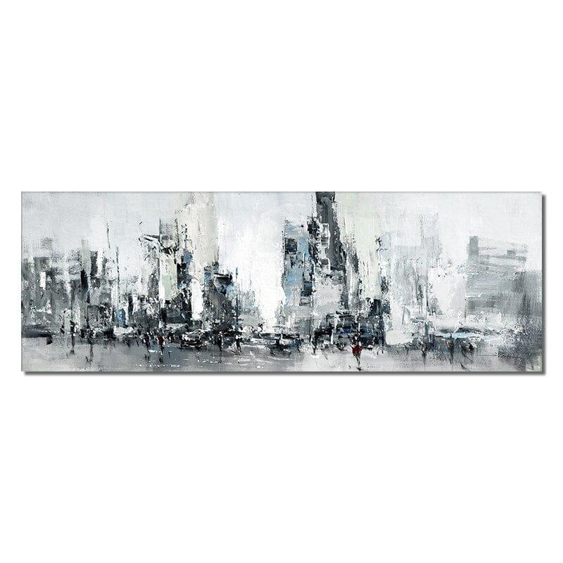 Shop 0 30x90cm unframed / SY 15829 Large Size Abstract City Building Canvas Painting Modern Landscape Posters And Prints Wall Art For Living Room Home Decoration Mademoiselle Home Decor