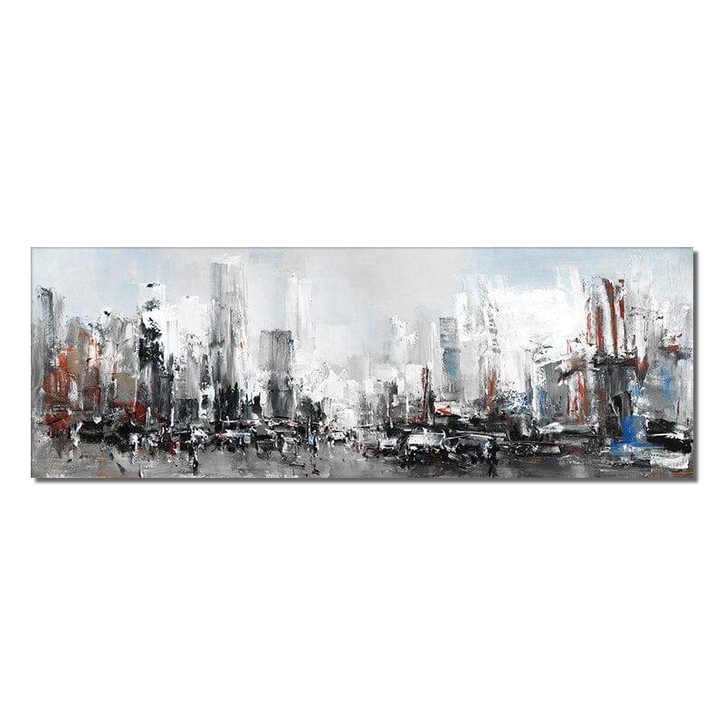 Shop 0 30x90cm unframed / SY 15827 Large Size Abstract City Building Canvas Painting Modern Landscape Posters And Prints Wall Art For Living Room Home Decoration Mademoiselle Home Decor