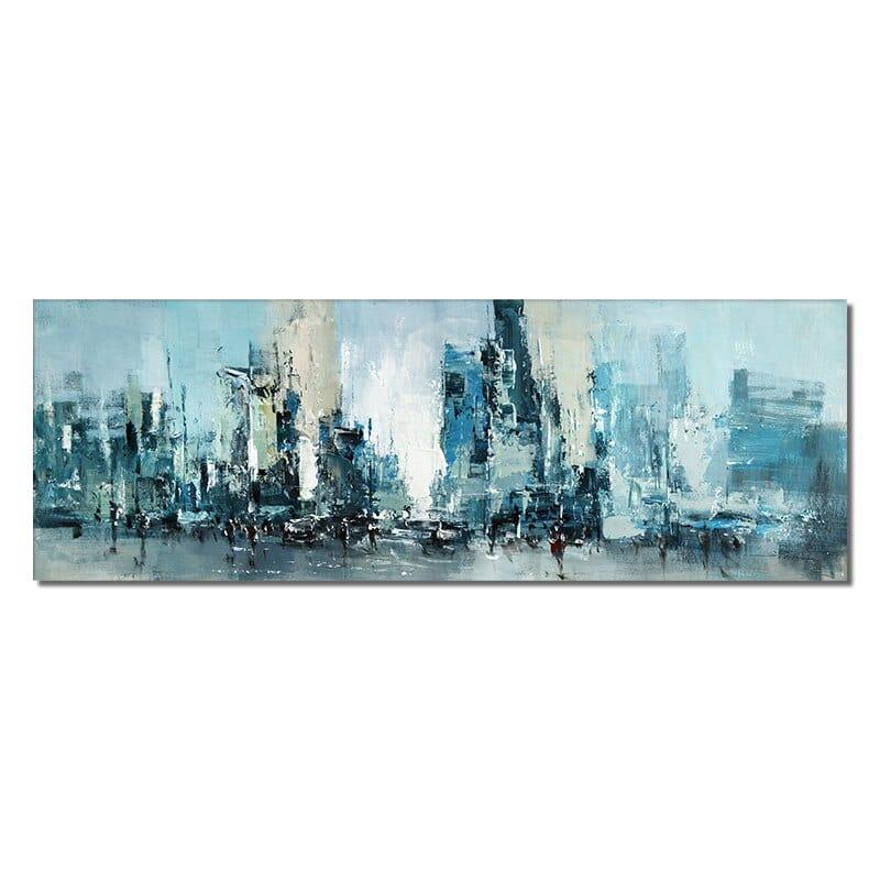 Shop 0 30x90cm unframed / SY 15828 Large Size Abstract City Building Canvas Painting Modern Landscape Posters And Prints Wall Art For Living Room Home Decoration Mademoiselle Home Decor