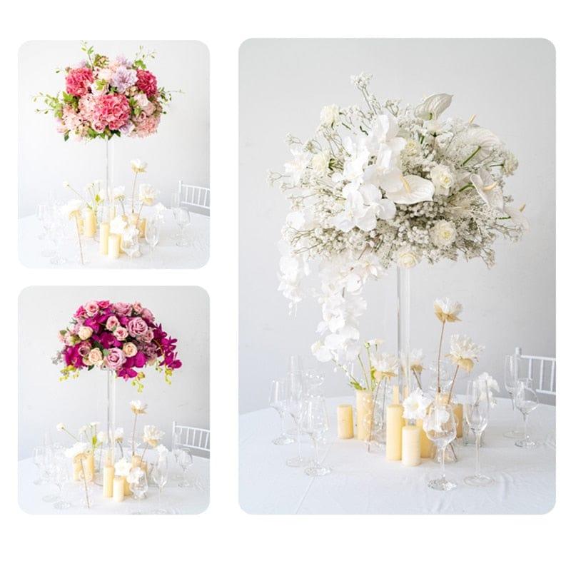 Shop 0 Luxury White Wedding Flowers Table Floral Ball Centerpieces Decor Baby Breath Road Lead Party Orchid Props Event Store Display Mademoiselle Home Decor