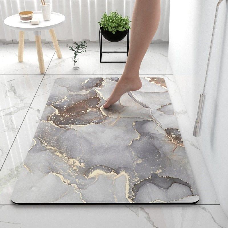 Shop 0 Bathroom Rugs Soft Diatomaceous Earth Floor Mat Super Absorbent Toilet Carpet Door Foot Mats Bath Non-slip Rubber Shower Rug Pad Mademoiselle Home Decor