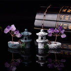 Shop 0 1PC Natural Amethyst Tree Crystal Quartz Mineral Ornaments Tree of Life Home Decoration Lucky tree Healing Pavilion Decorate Mademoiselle Home Decor