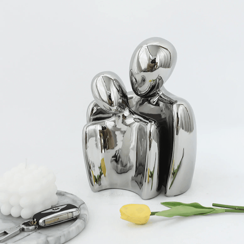 Shop 0 Chrome Soul Mates Sculpture Mademoiselle Home Decor