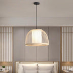 Shop 0 Modern new Chinese style bamboo chandelier bamboo Lantern restaurant bar bamboo lamp aisle corridor Zen bamboo small Chandelier Mademoiselle Home Decor